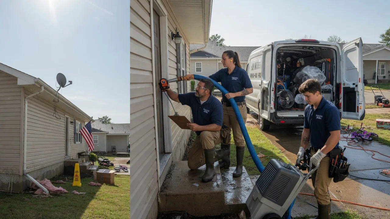 Ceiling Water Damage Restoration in Devers, TX near me